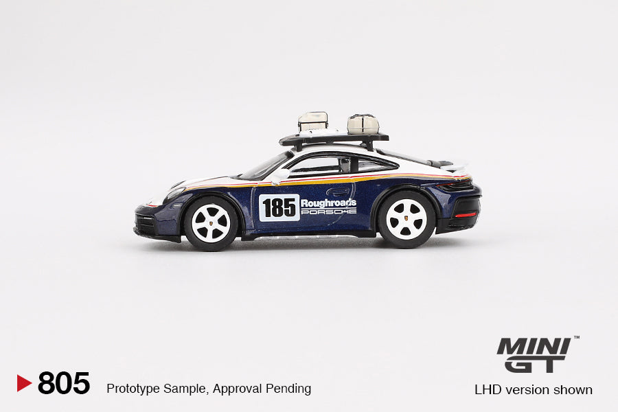 #805 - Porsche 911 (992) Dakar Rallye Design Package White/Gentian Blue Metallic 2023