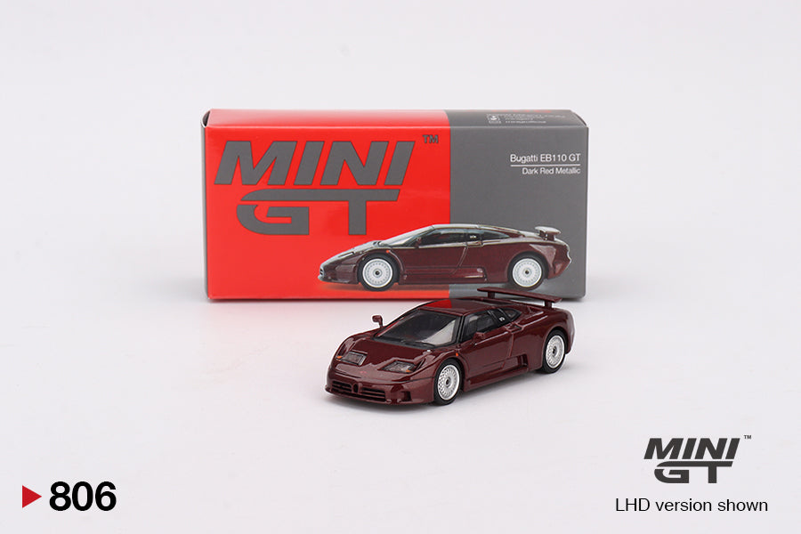 #806 - Bugatti EB110 GT (Dark Red Metallic)