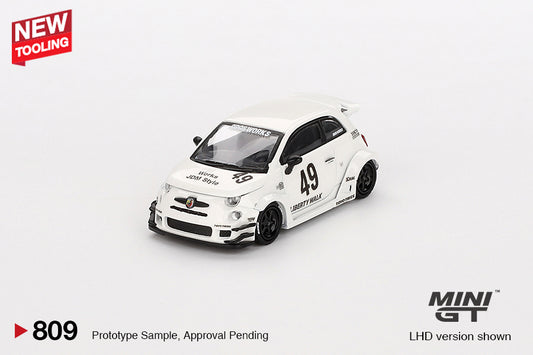 #809 - Fiat 595 Abarth LB-Works X Abas Wworks Gara White 2024