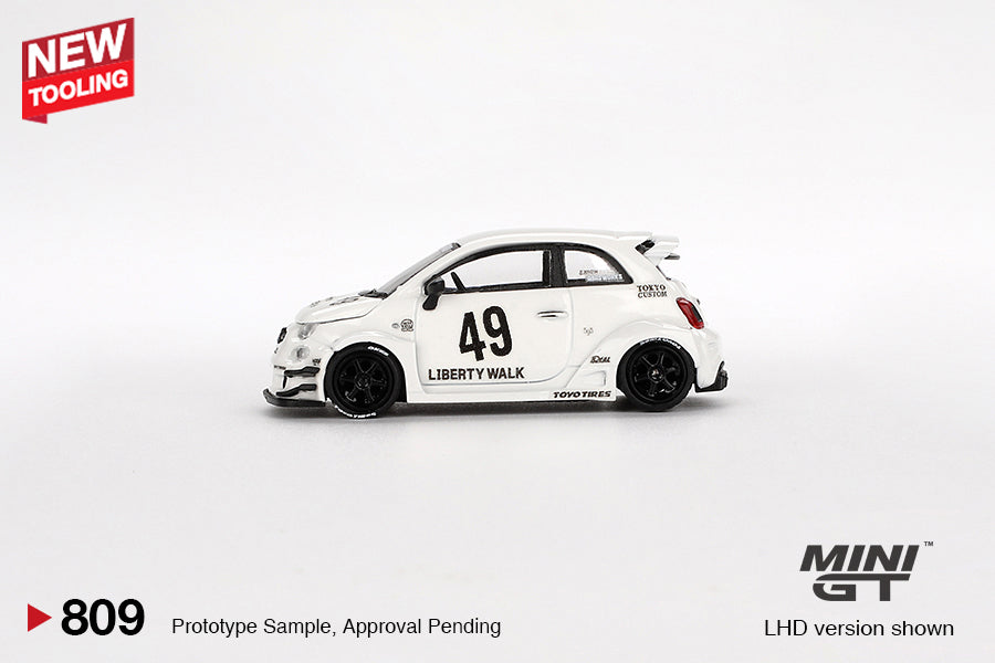 #809 - Fiat 595 Abarth LB-Works X Abas Wworks Gara White 2024