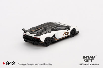 #842 - Lamborghini Aventador SVJ 63 (Bianco Asopo)