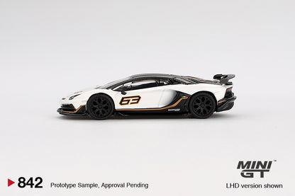 #842 - Lamborghini Aventador SVJ 63 (Bianco Asopo)