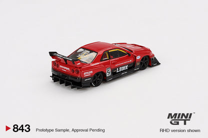 #843-BL - Bliszteres - Nissan Skyline GT-R (R34) Super Silhouette Red/Black 2024