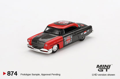 #874 - Lincoln Capri Hot Rod 1954 "Shadow Puppet" (MINI GT x MIZU Diecast 2024)