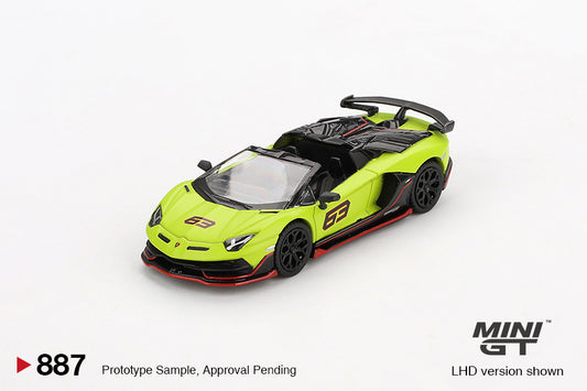 #887 - Lamborghini Aventador SVJ 63 Roadster Verde Shock 2022