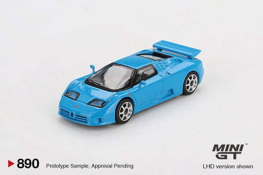 #890 - Bugatti EB110 Super Sport Blue Bugatti 1995