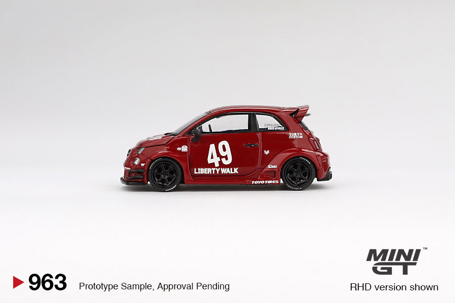 #963 - Fiat Abarth 595 LB-Works X ABAS Works (Red)