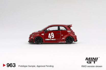 #963 - Fiat Abarth 595 LB-Works X ABAS Works (Red)