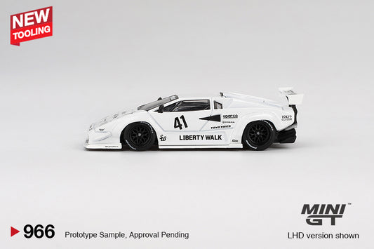 #966-BL - Bliszteres - Lamborghini Countach LB- WORKS WHITE TOKYO AUTO SALON  2024