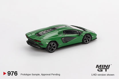 #976-BL - Bliszteres - Lamborghini Countach LPI 800-4 Verde Medio 2022