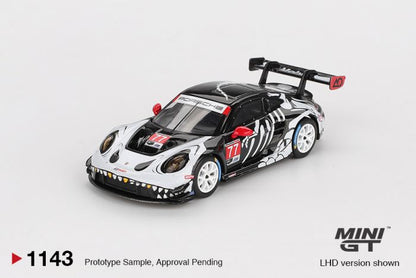 ELŐRENDELÉS - #MGT01143-BL - Bliszteres - Porsche 911 GT3 R #77 GTD PRO AO Racing 2024 IMSA Petit Le Mans Skeleton Rexy