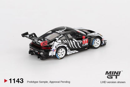 ELŐRENDELÉS - #MGT01143-BL - Bliszteres - Porsche 911 GT3 R #77 GTD PRO AO Racing 2024 IMSA Petit Le Mans Skeleton Rexy