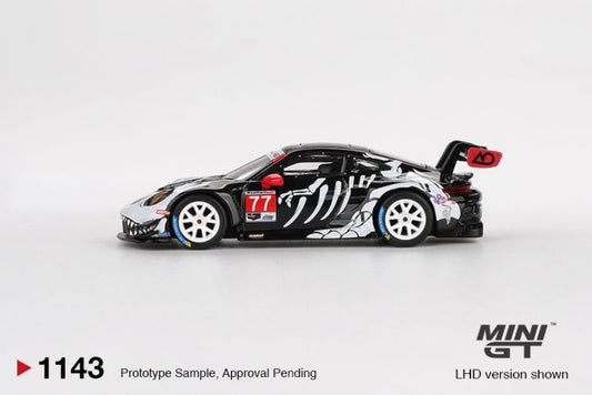 ELŐRENDELÉS - #MGT01143-BL - Bliszteres - Porsche 911 GT3 R #77 GTD PRO AO Racing 2024 IMSA Petit Le Mans Skeleton Rexy