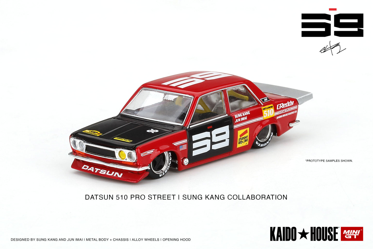 #KHMG003 - Datsun Pro Street SK510 (Red/Black)