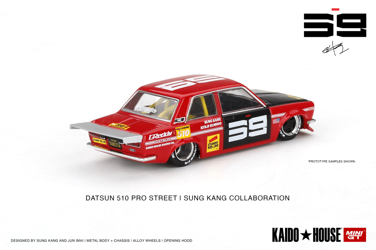 #KHMG003 - Datsun Pro Street SK510 (Red/Black)
