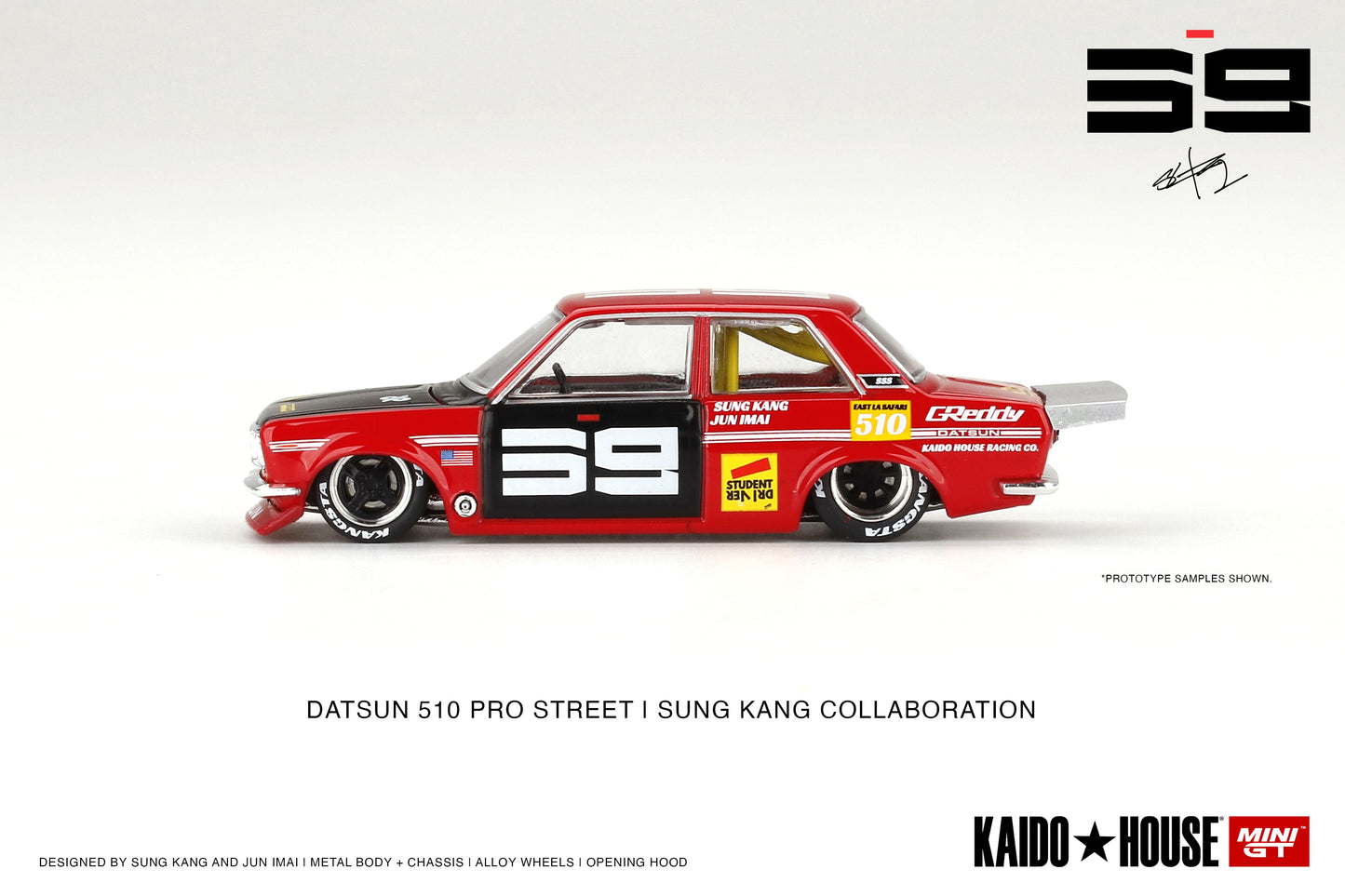 #KHMG003 - Datsun Pro Street SK510 (Red/Black)