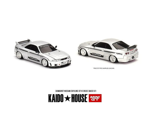 kaido house nissan skyline gt-r (r33) dai33 v1, white