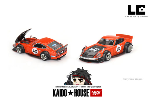 [Előrendelés] Nissan Fairlady Z *Kaido GT Larry Chen V1 Orange Bang* - orange/black