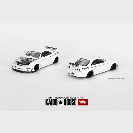 #KHMG113 - Nissan Skyline GT-R (R33) Greddy GR33 V1 (White)