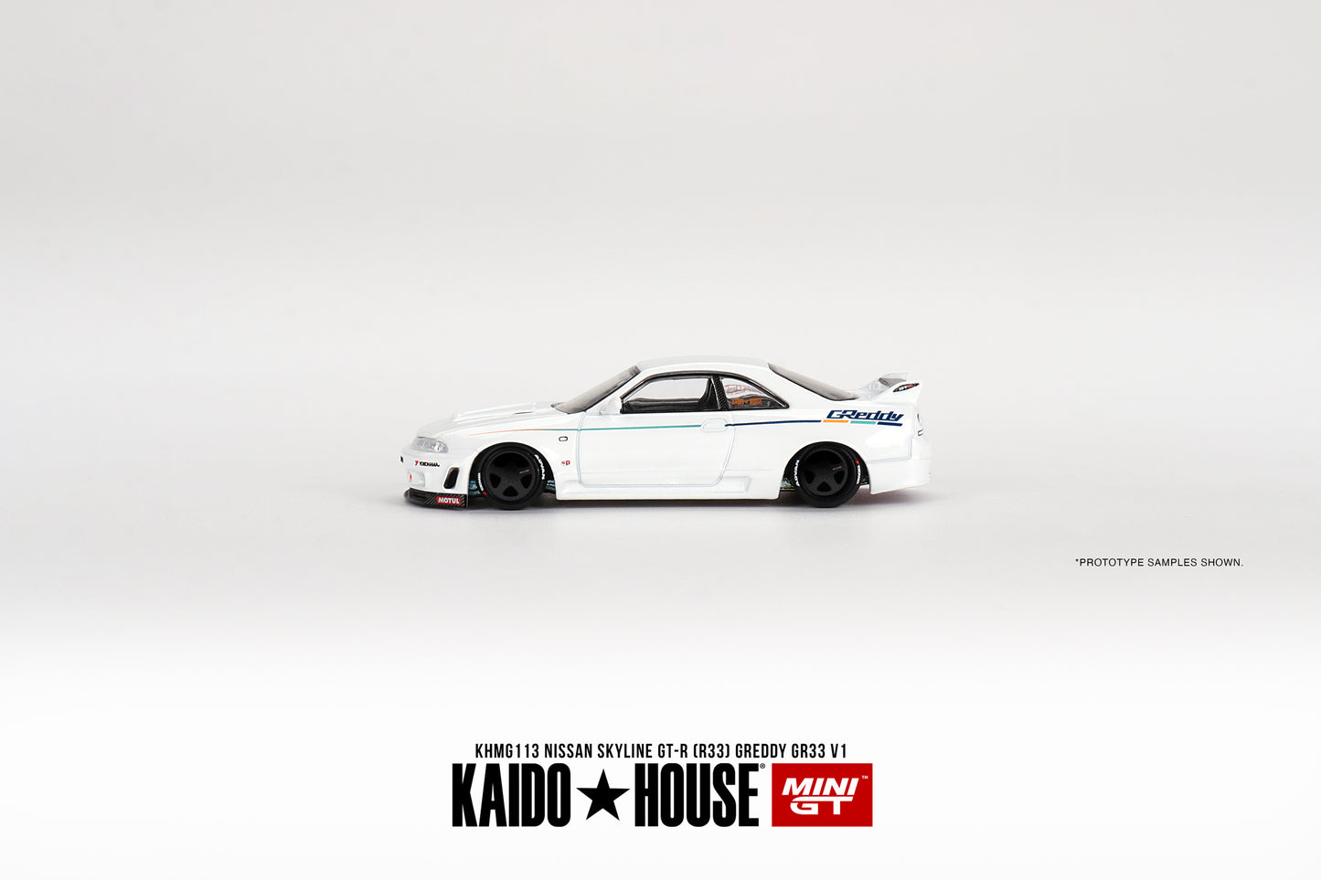 #KHMG113 - Nissan Skyline GT-R (R33) Greddy GR33 V1 (White)