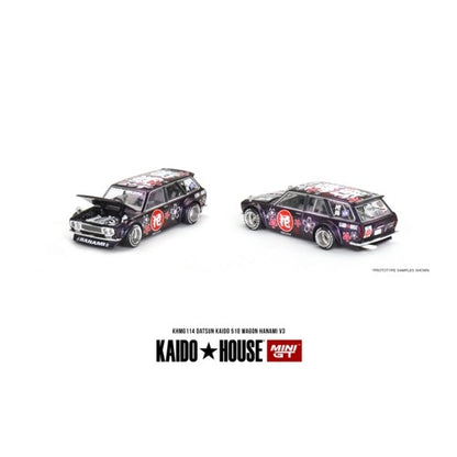 #KHMG114 - 1972 Kaido House Datsun 510 Wagon Hanami V3 (Black)