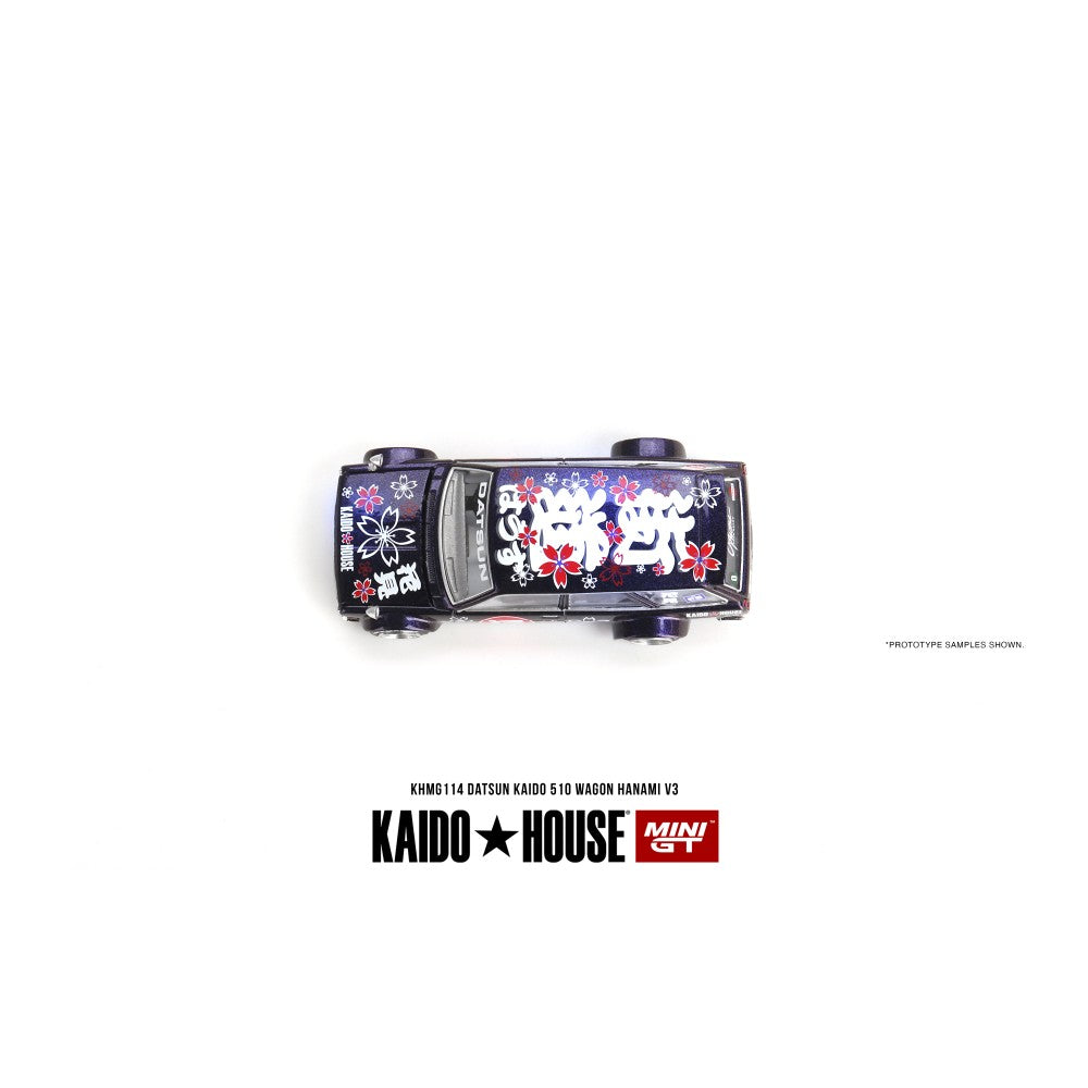 #KHMG114 - 1972 Kaido House Datsun 510 Wagon Hanami V3 (Black)