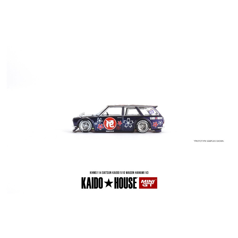 #KHMG114 - 1972 Kaido House Datsun 510 Wagon Hanami V3 (Black)