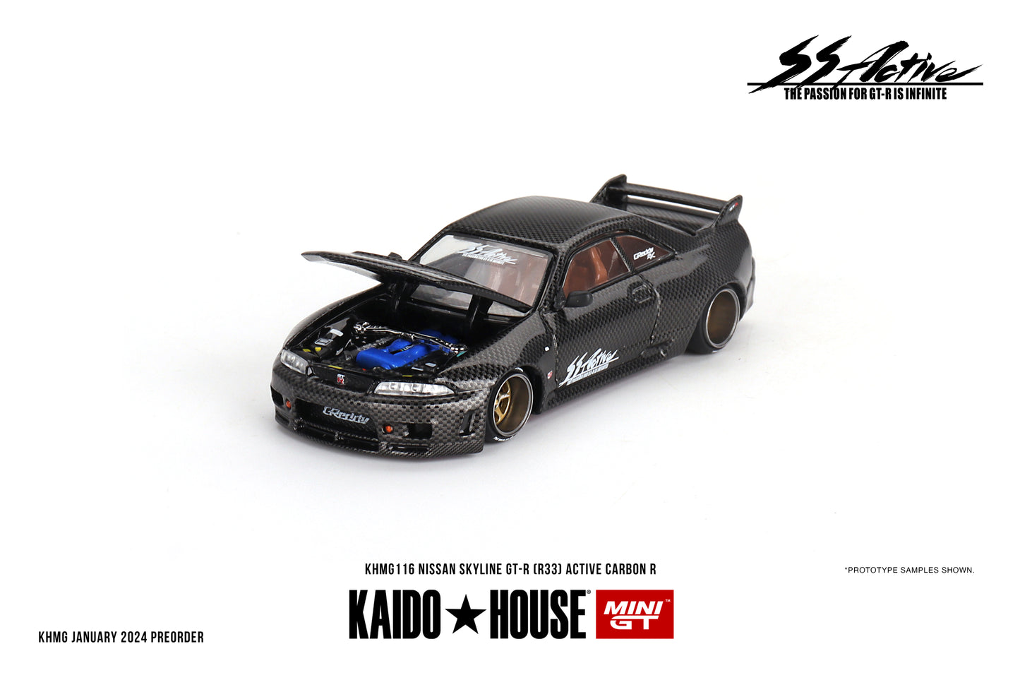 #KHMG116 - Nissan Skyline GT-R (R33) Active Carbon R