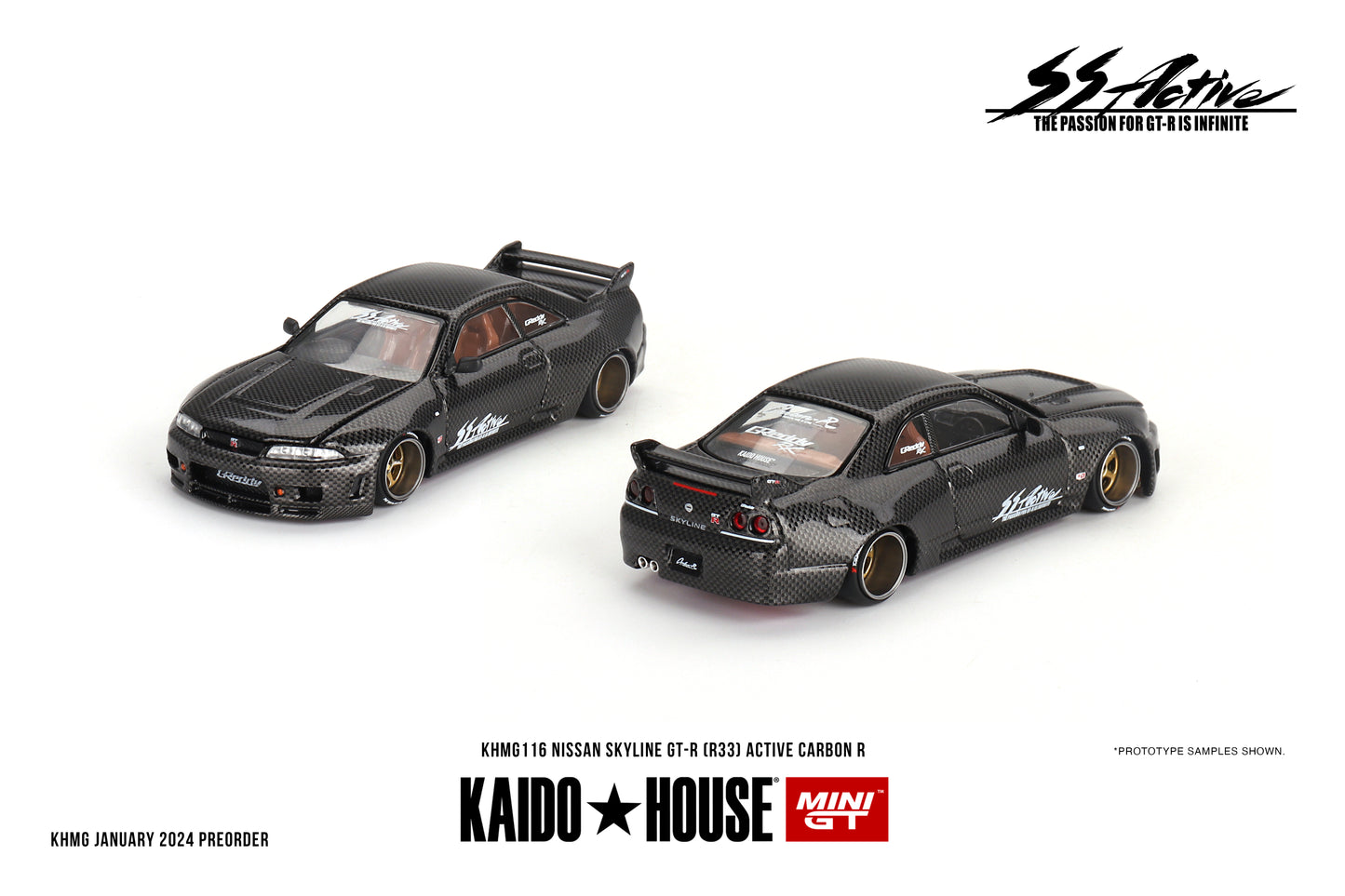 #KHMG116 - Nissan Skyline GT-R (R33) Active Carbon R