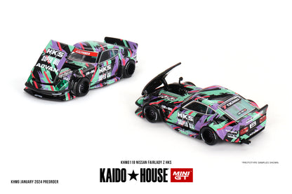 #KHMG118 - Nissan Fairlady Z HKS (Green/Purple/Red/Black)