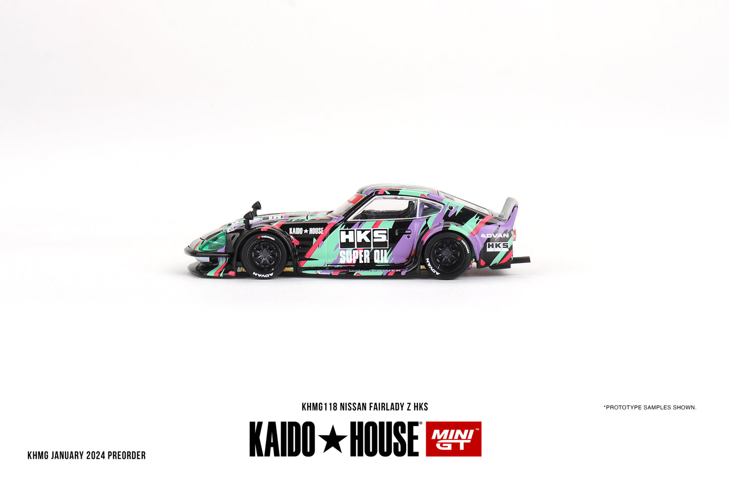 #KHMG118 - Nissan Fairlady Z HKS (Green/Purple/Red/Black)