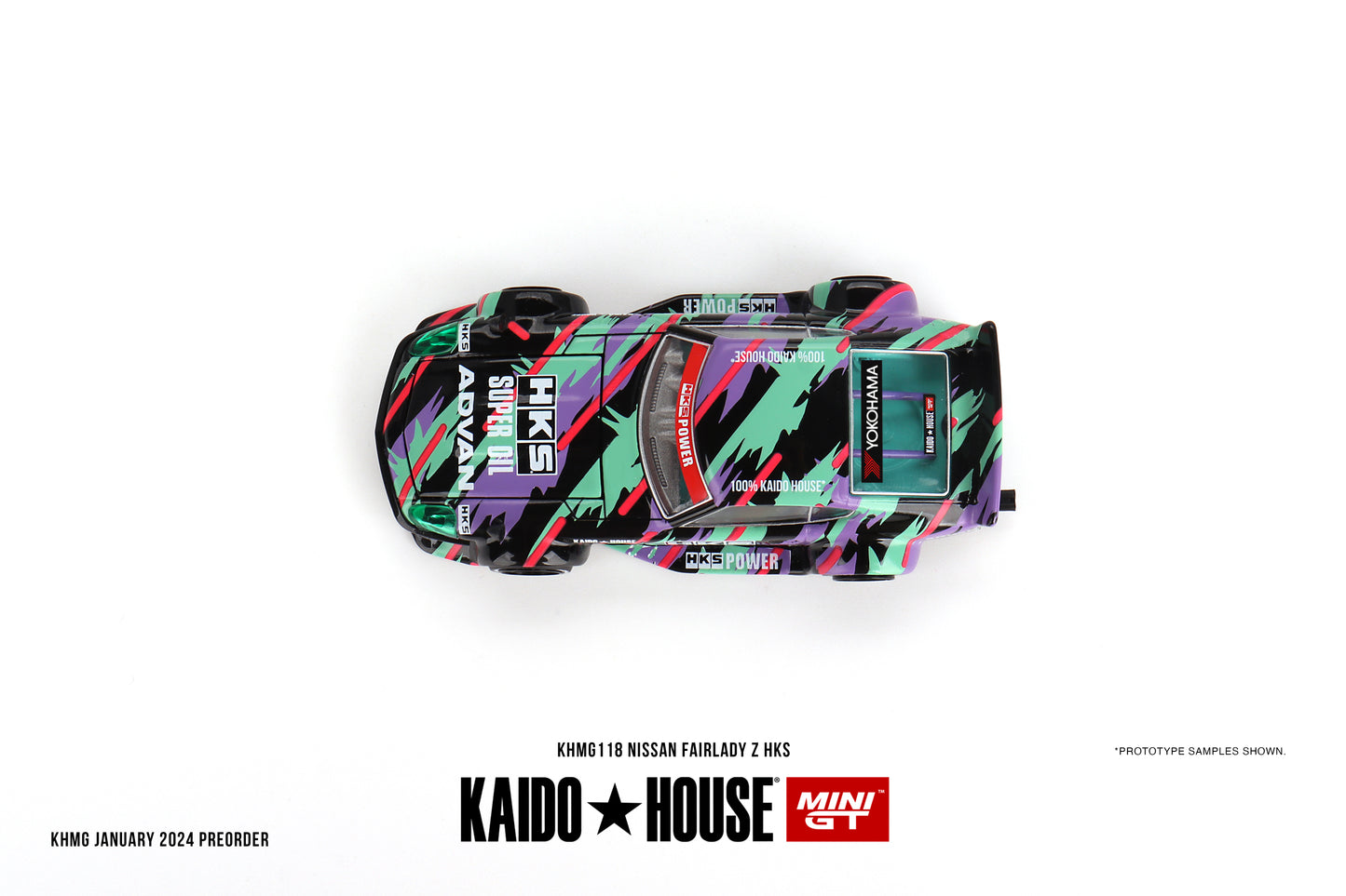#KHMG118 - Nissan Fairlady Z HKS (Green/Purple/Red/Black)