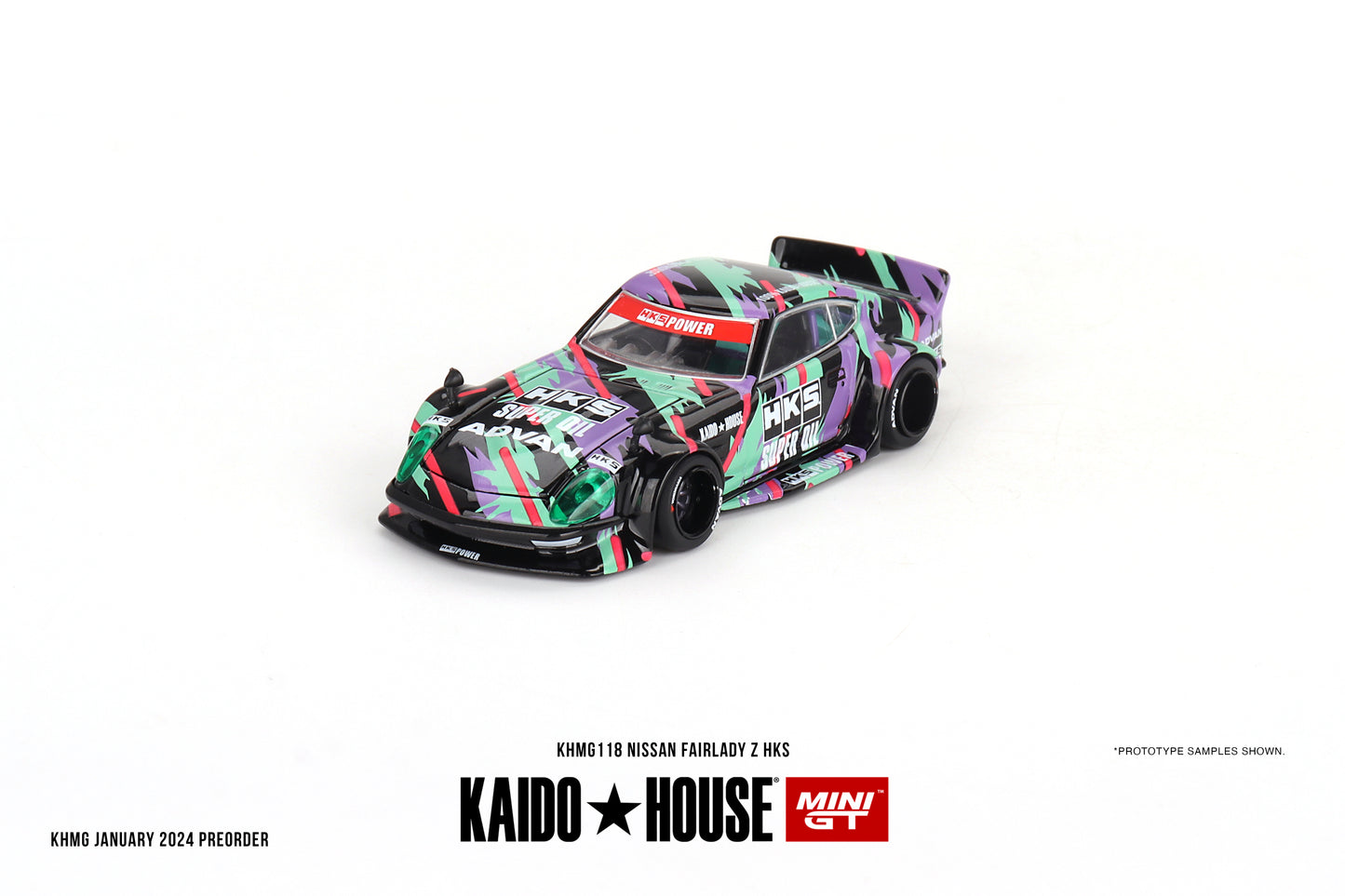 #KHMG118 - Nissan Fairlady Z HKS (Green/Purple/Red/Black)