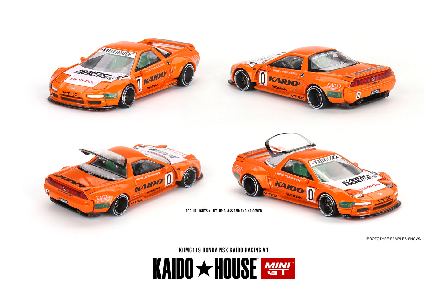 #KHMG119 - Honda NSX Kaido Racing V1 (Orange)