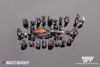 #S0007 - Oracle Red Bull Racing RB18 #1 Max Verstappen 2022 Abu Dhabi GP Pit Crew Set