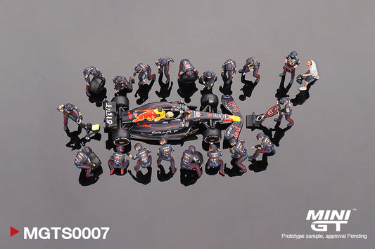 #S0007 - Oracle Red Bull Racing RB18 #1 Max Verstappen 2022 Abu Dhabi GP Pit Crew Set