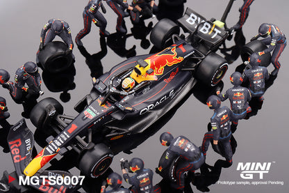 Oracle Red Bull Racing RB18 #1 Max Verstappen 2022 Abu Dhabi GP Pit Crew Set