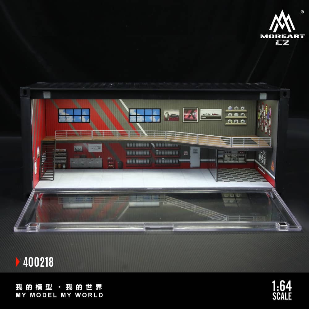 ELŐRENDELÉS - #MO400217 - Assembly Diorama Container - with LED Light - Maintenance Theme, ADVAN