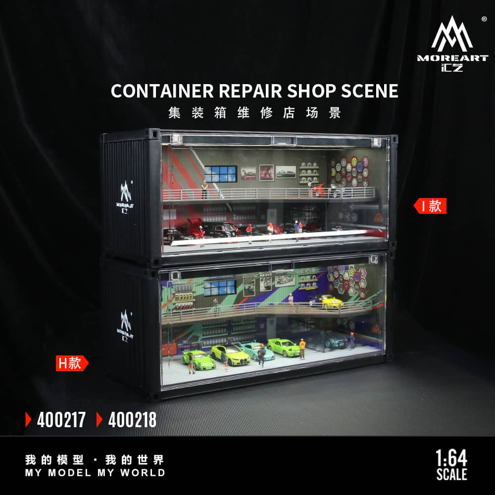 ELŐRENDELÉS - #MO400217 - Assembly Diorama Container - with LED Light - Maintenance Theme, ADVAN