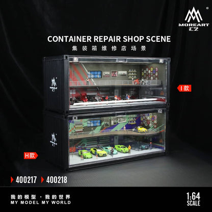 ELŐRENDELÉS - #MO400217 - Assembly Diorama Container - with LED Light - Maintenance Theme, ADVAN