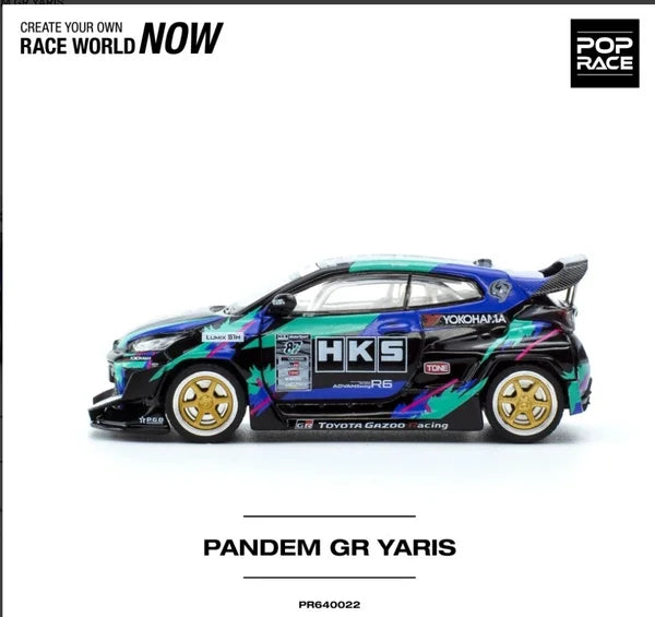 pop race pandem gt yaris hks pr640022