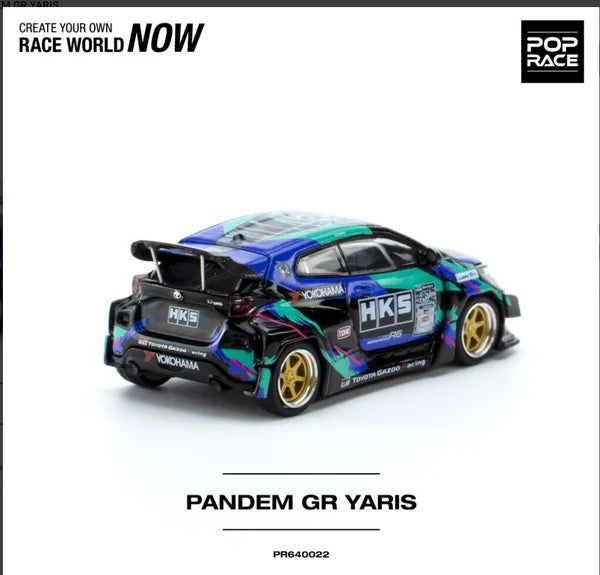 pop race pandem gt yaris hks pr640022