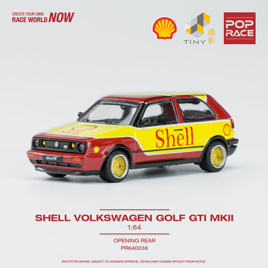 [Előrendelés] Volkswagen Golf GTi MKII *Shell* - yellow/red