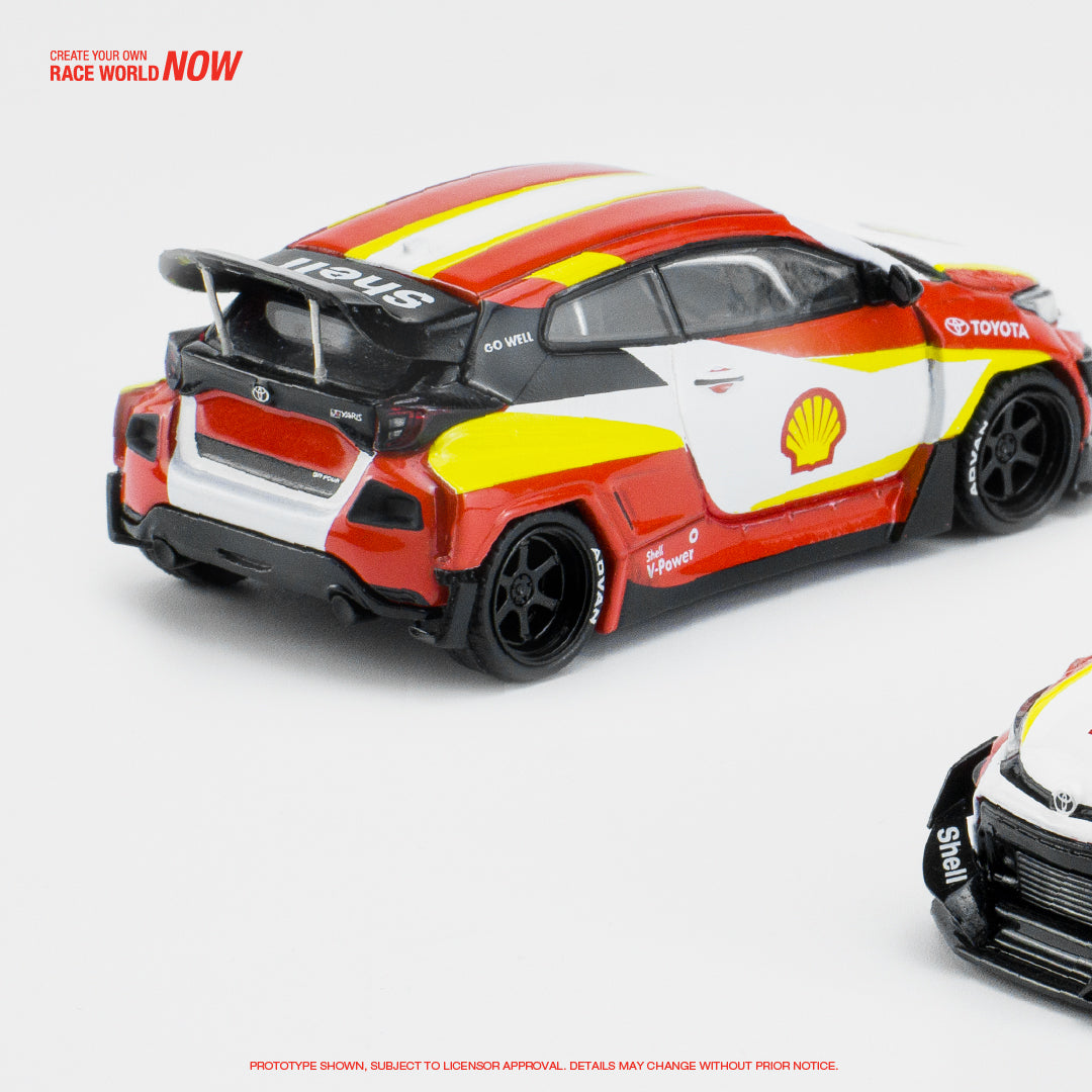 Toyota Yaris Pandem GR SHELL - white/red/yellow