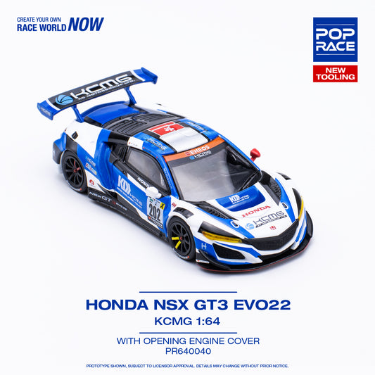 [Előrendelés] Honda NSX GT3 Evo22 KCMG - white/blue/black