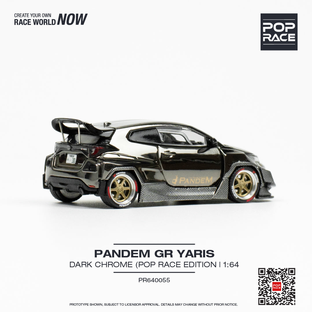2023 Pandem GR Yaris - black chrome