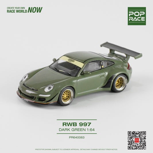 [Előrendelés] RWB Porsche 997 - dark green