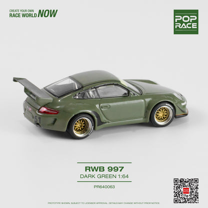 RWB Porsche 997 - dark green