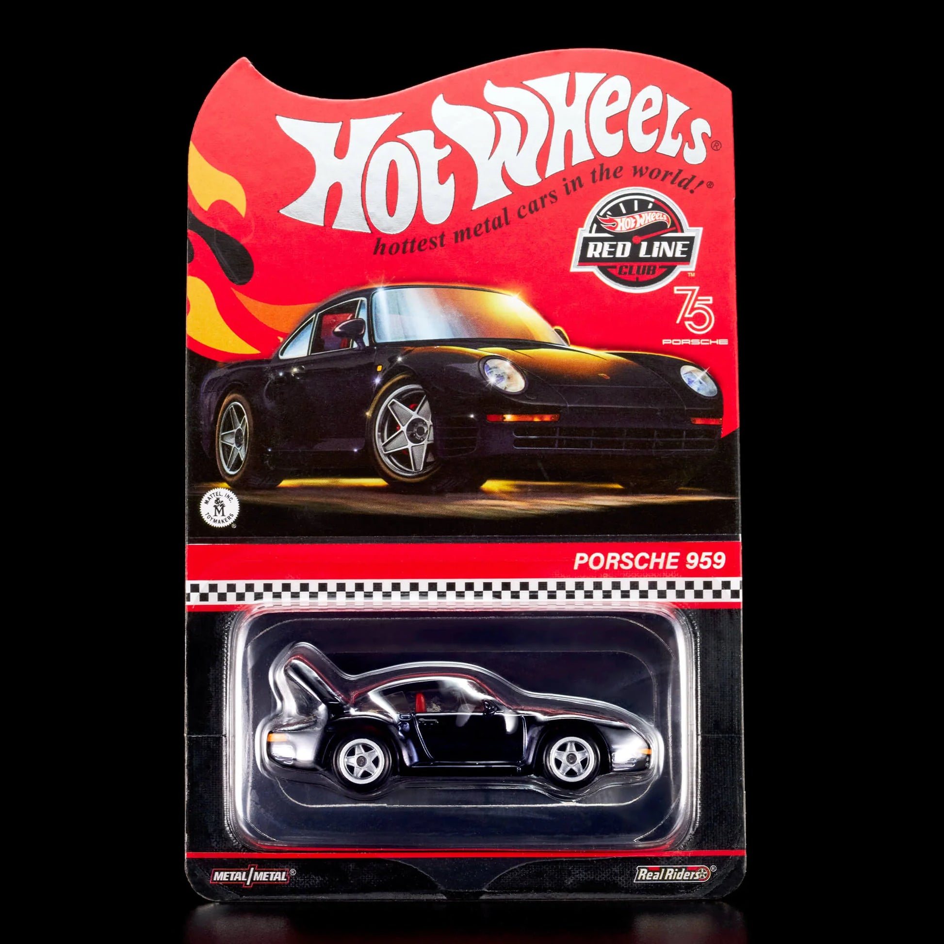 hot wheels rlc porsche 959 black