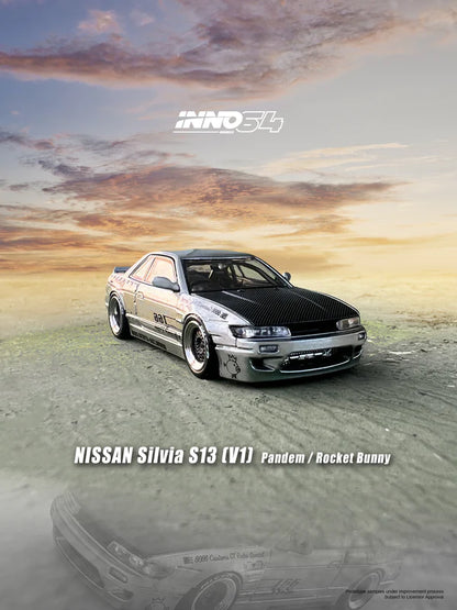Nissan S13 Silvia Pandem Rocket Bunny Edition - Silver